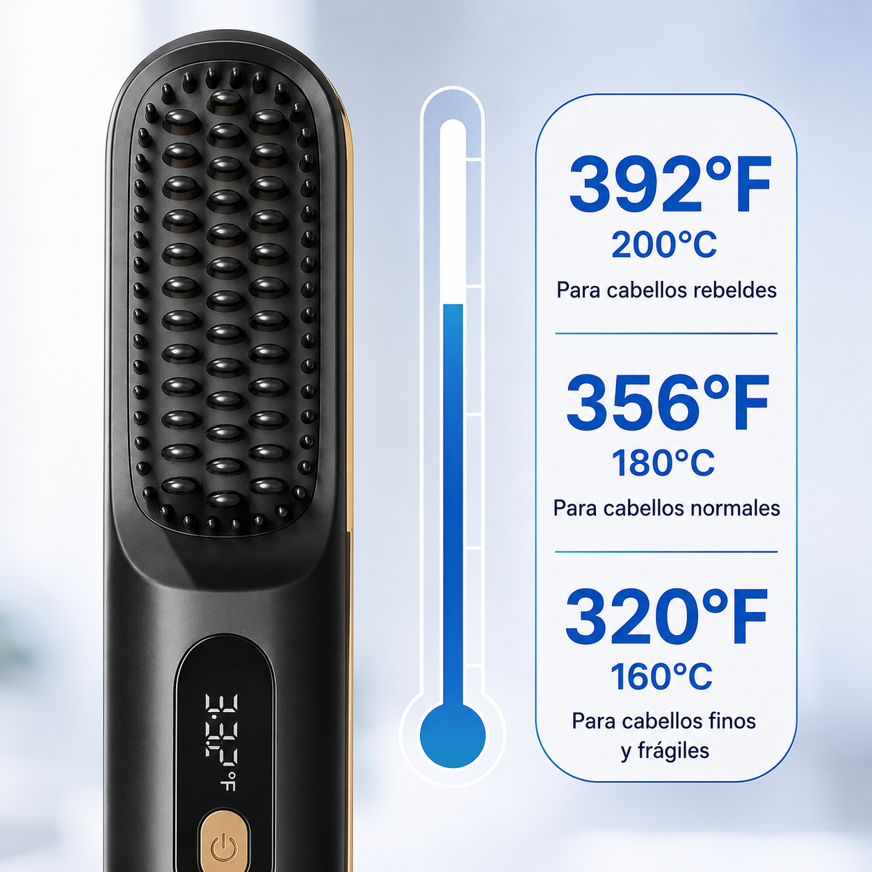 ✨ Cepillo Alisador PRO + Alisa y Peina en Minutos + Tecnología Cerámica + ¡OFERTA EXCLUSIVA SOLO HOY! 🔥