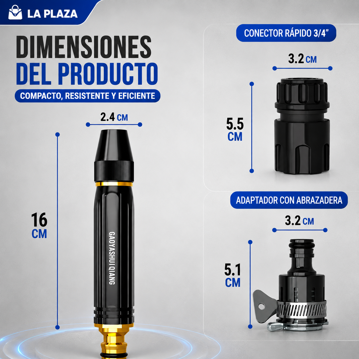 Pistola Alta Presión Profesional Portátil Doble Batería