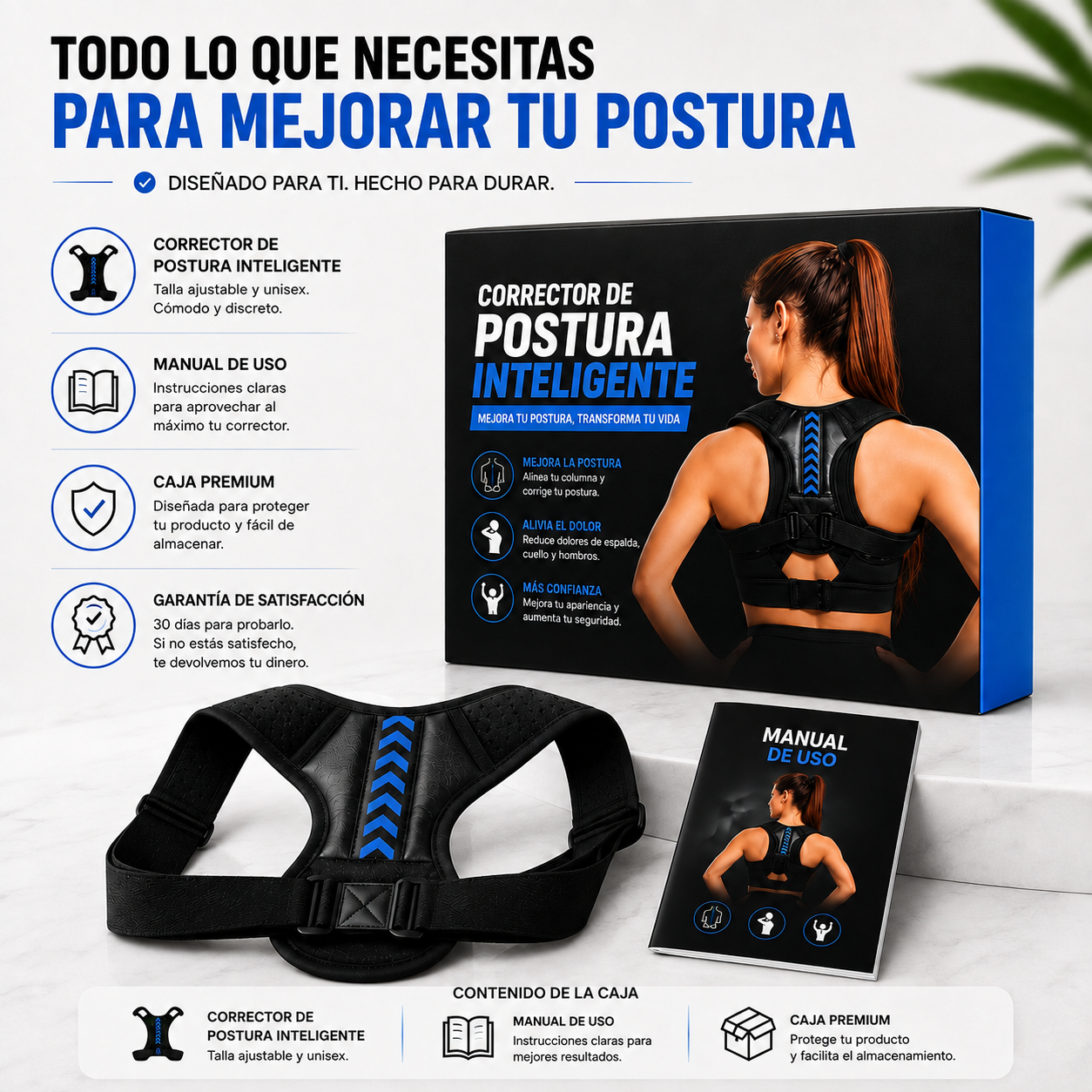 PostureFit™ — Corrector de Postura Ajustable, Cómodo y Discreto¡REGALO EXCLUSCorretor de Postura Ajustável UnissexIVO SOLO HOY!🔥